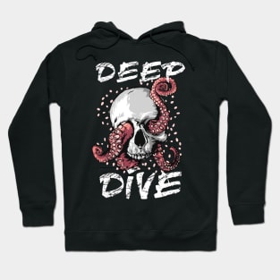 Scuba Diver Skull Octopus Hoodie